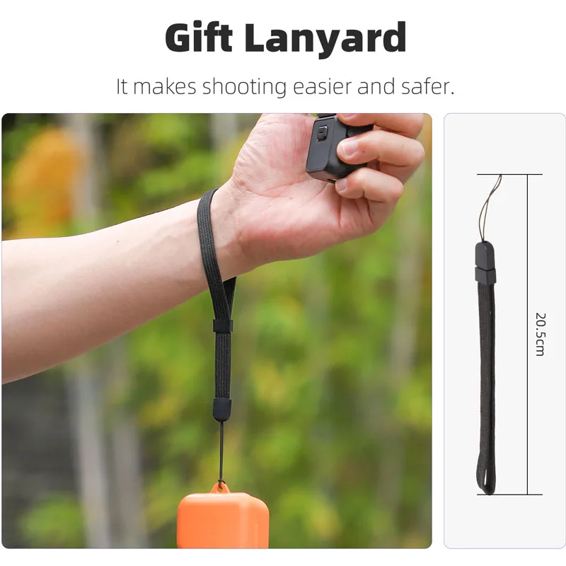 Portable Protective Case for DJI Osmo Pocket 3 Anti-fall Gimbal Protector Filter Storage Box with Hand Strap for Osmo Pocket 3