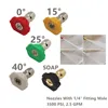Pressure Washer Quick Connector 1/4" to Spray Gun Wand Lance Bayonet Adapter 1/4" For Karcher Bosch AR Elitech Interskol Lavor 4