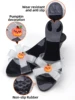 Halloween house decoration set, pumpkin high heels, chiffon skirt, crown, magic wand, 4PCS, Halloween Christmas birthday gift 4