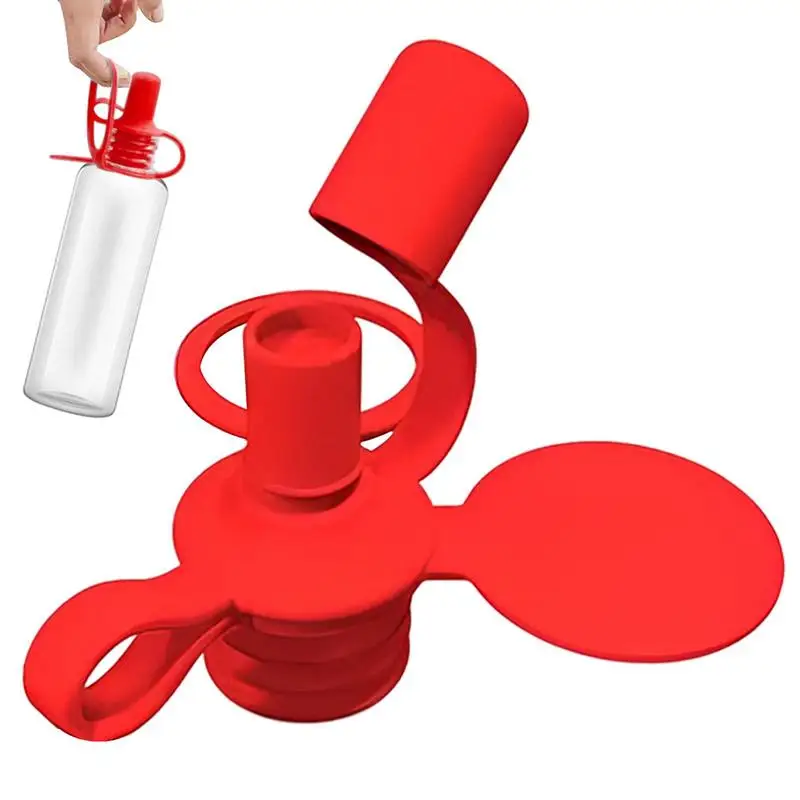 WaterBottleSpoutAdapterForKidsNoSpillNoBpaBottlesTopAdapter