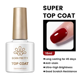 BORN PRETTY Nail Enhancement Gel Set - 10ml Base, Top Coat & Reinforcement Gel (Super Top Coat)
