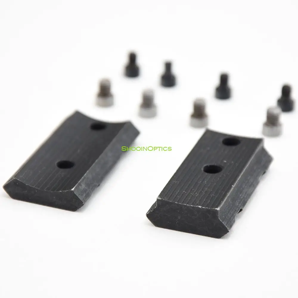 Shooin Optics Scope Red Dot Sight Collimator Mount 20mm Base For R700 2pcs (8-40)
