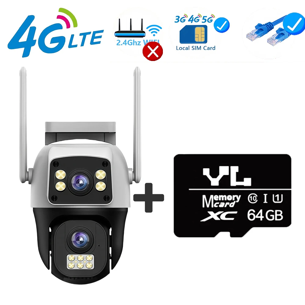 4G Camera 64G Card