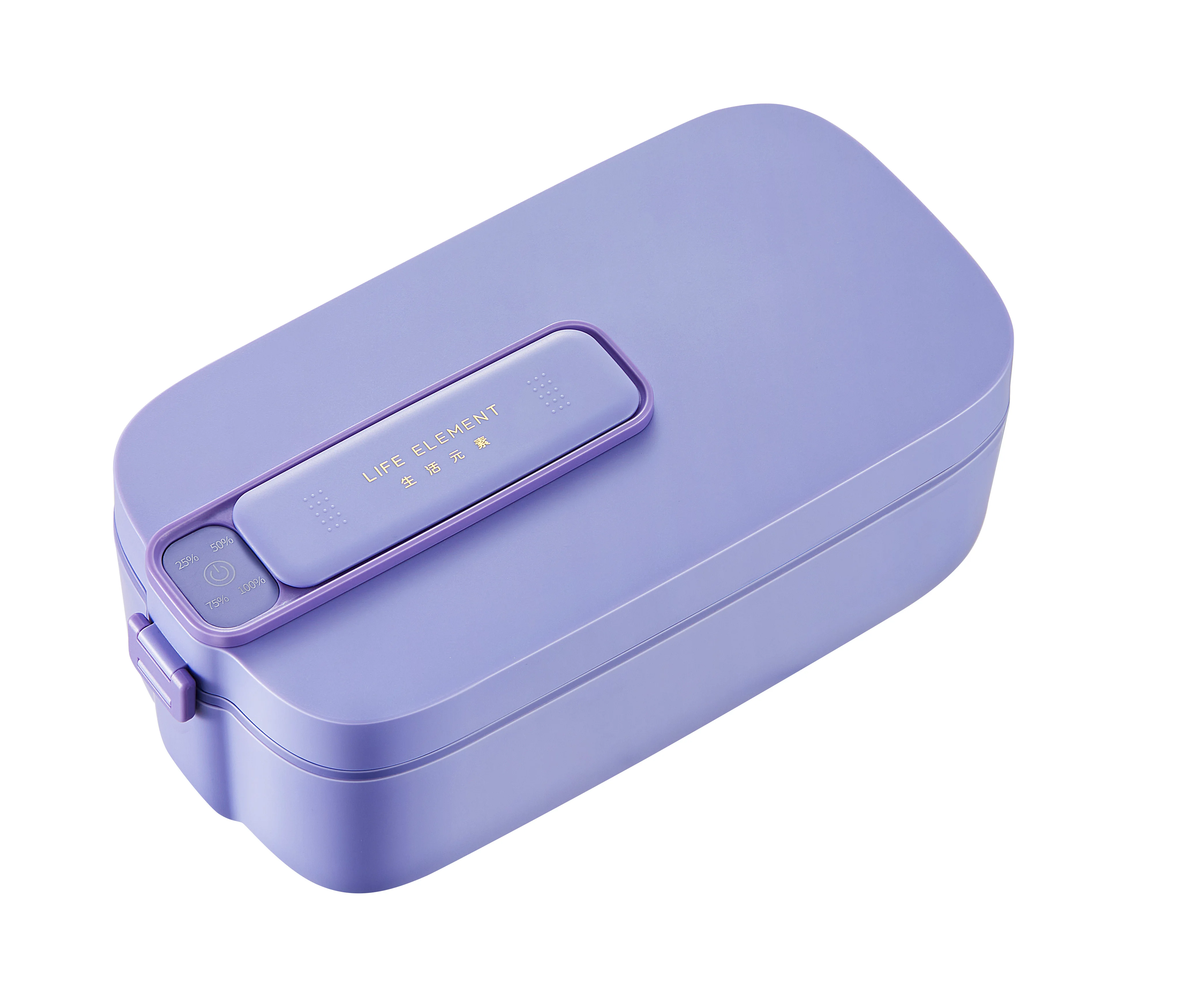 Wireless Electric Lunch Box Water-free Heating Food Container 2200mAh  Portable Food Warmer 1L Stainless Steel