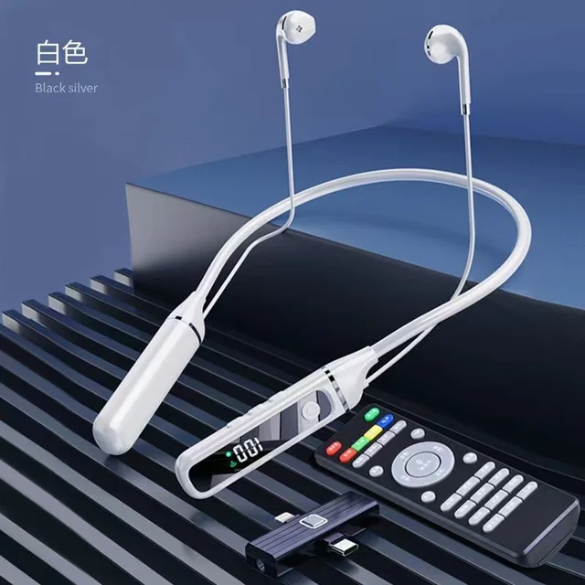 Bluetooth 5.0 Live Headset K Song Built-in Sound Card Wireless Receiver Sports New Releases Song Earphone Neckband Headphones