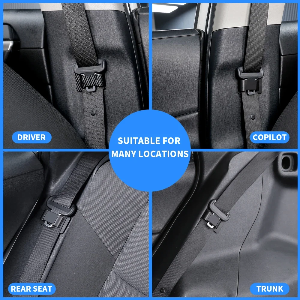 Car Seat Belt Limiter Buckle Stopper Holder Safety Belt Adjusting Clip Non-slip Spacing Limit Device Fixed Buckle Accessories seat belt stopper,car seat belt accessory