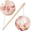 100Pcs Wooden Hair Removal Stick Face Wax Sticks Depilation Spatula Body Eyebrow Applicator Smooth Tongue Depressor Beauty Tools 3
