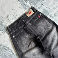 American Fashion Hip Hop Joker Oversized Jeans Women Street Y2K New Clearance Spot Hot Mopping Wide-leg Pants Unisex Loose Jeans - Image 5
