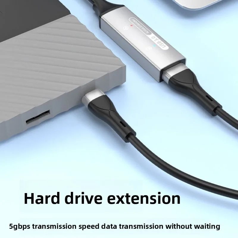 액티브 USB 3.0 연장 케이블 5M 남성-여성 3.0 연장 코드 부스터 타입 C USB C-USB 3.0 액티브 케이블 5M