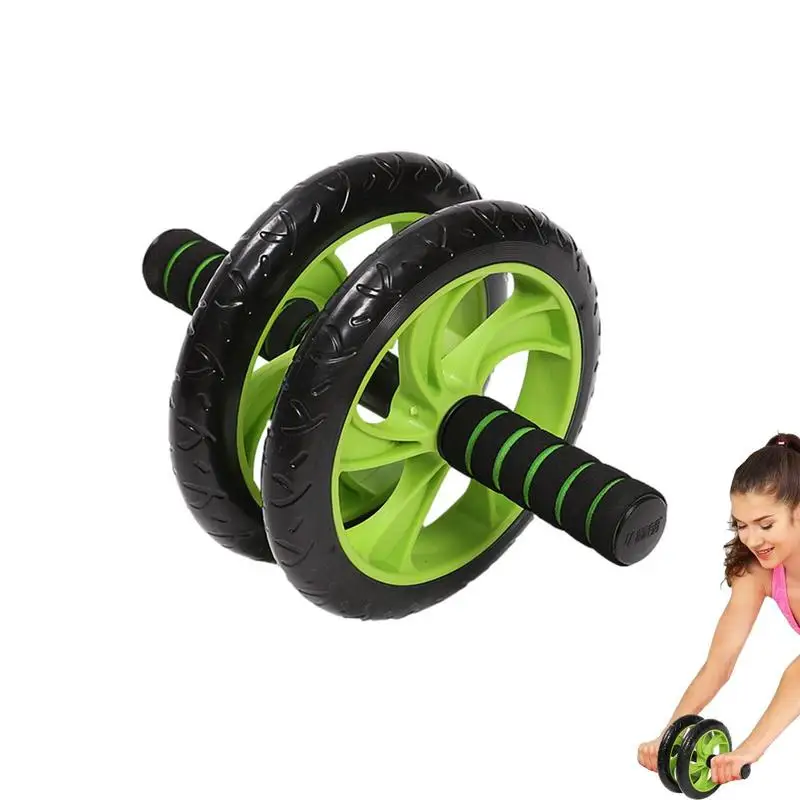 

Abdominal Roller Exercise Wheel Fitness Equipment Mute Roller For Arms Back Belly Core Trainer Body Shape With Free Knee Pad