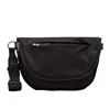 Micro 2L Crescent Moon Bag for Women and Men, Fashion Nylon Folding Single Shoulder Bag Suitable for Exercise/Running/Hiking 1