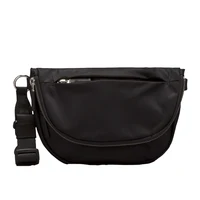 Micro 2L Crescent Moon Bag for Women and Men, Fashion Nylon Folding Single Shoulder Bag Suitable for Exercise/Running/Hiking 1