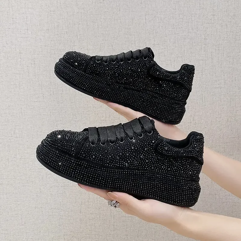 Women's Sneakers Luxury Rhinestones Casual Platform Sport, women shoes,casual sneakers,women sneakers