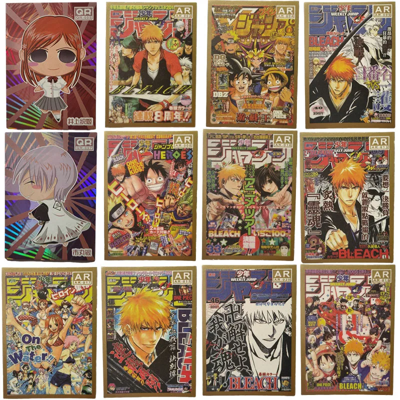 

Anime Leica Brothers Monkey D. Luffy Kurosaki Ichigo Ar Card Game Collection Rare Cards Children's Toys Boys Birthday Gifts