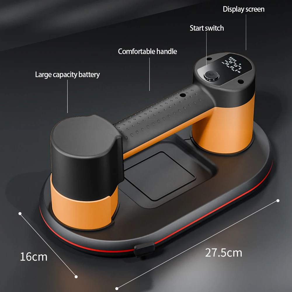 Electric Vacuum Suction Cup New Intelligent Display Industrial Grade Electric Vacuum Suction Cup Load Heavy Duty Granite Tile Glass Lifter
