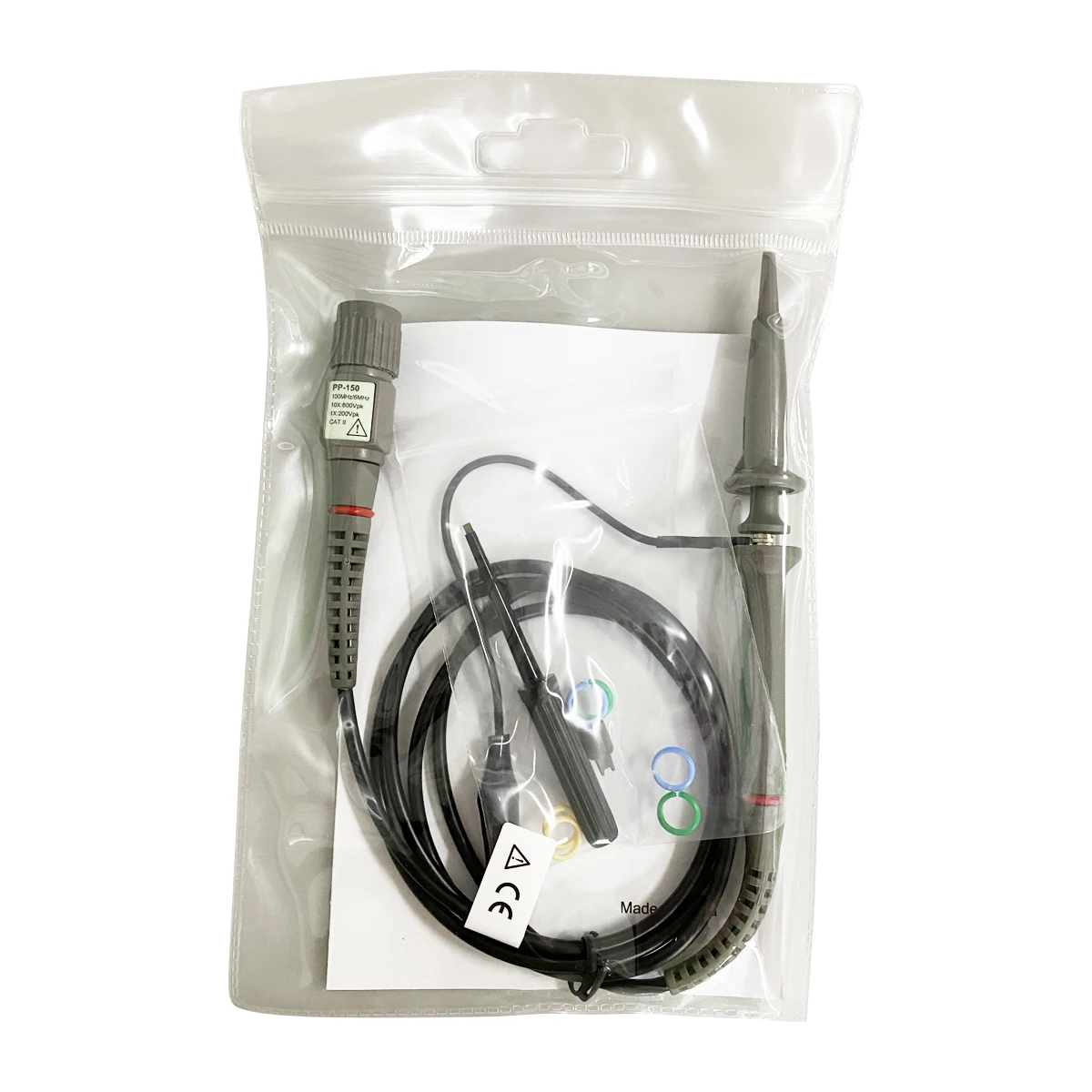 Hantek Universal Oscilloscope Probe PP-150 PP-150B PP-250 100MHz/150MHz/250MHz Oscilloscope Clip Probe Accessory Test Cable