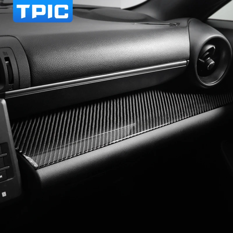 스바루 BRZ/토요타 GR86 2021-2025 차량용 카본 파이버 인테리어 대시보드 패널 계기판 커버 트림 스티커 튜닝 액세서리