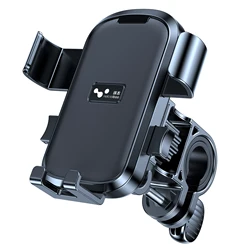 Ultra - Stable Universal Bike and Motorcycle Phone Mount Holder (Black)