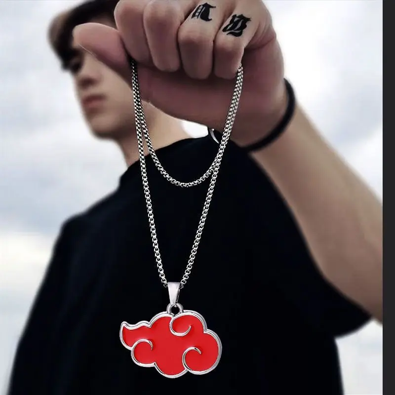 Japanese Ninja Akatsuki Uchiha Itachi Necklace Zinc Alloy Cosplay Costumes  Jewelry Accessories Prop Fans Gift - AliExpress