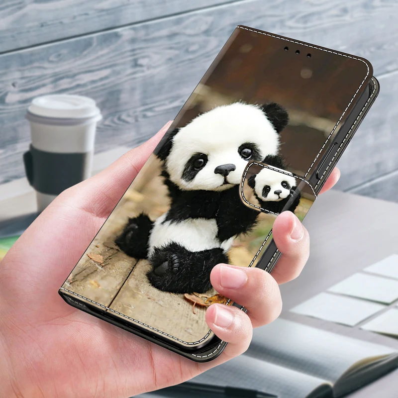 Solid Color Flip Leather 3D Wallet Phone Case