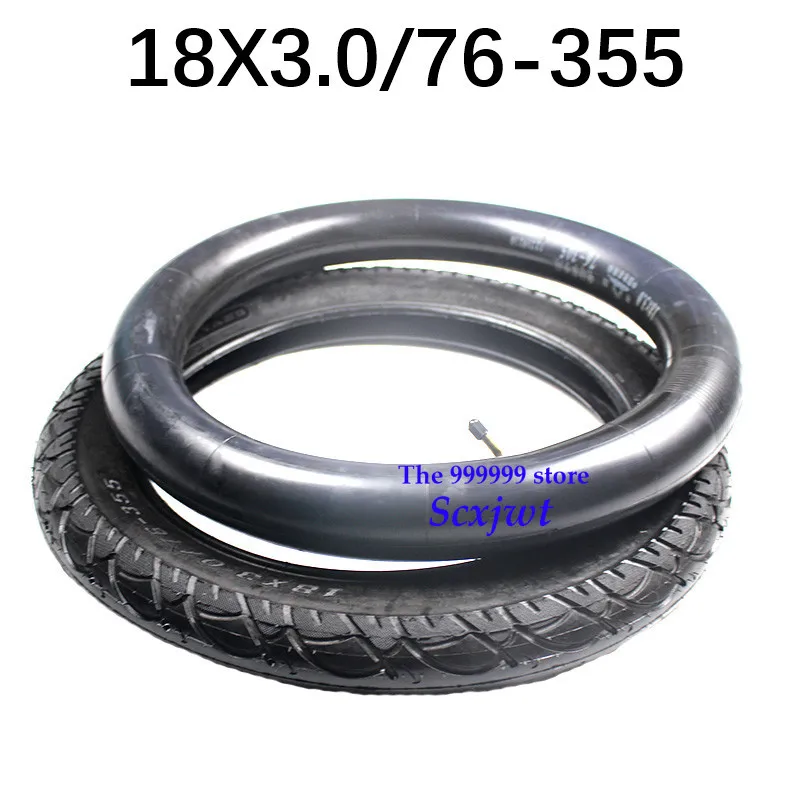 

Free Shipping 18 x 3.0 inner and outer good quality tire with a bent Valve fits many gas electric scooters and e-Bike