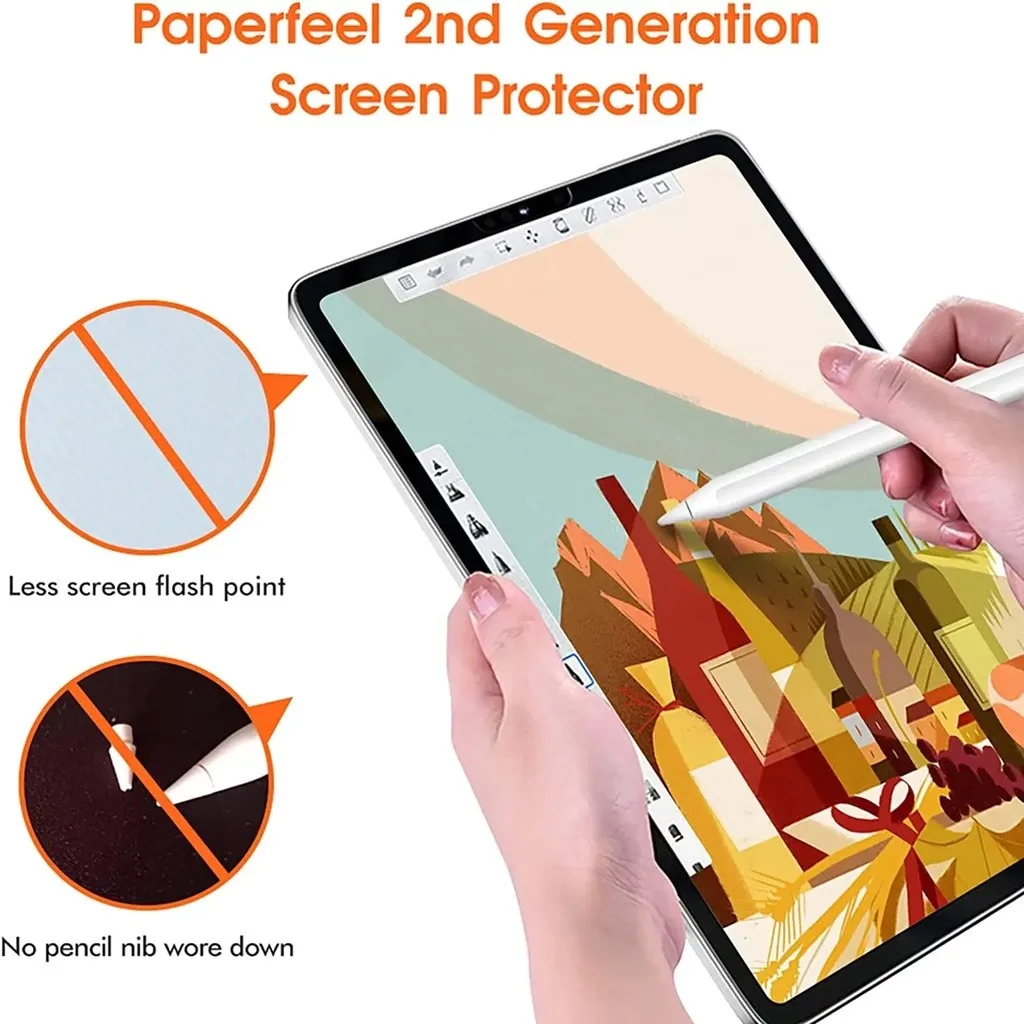 Matte Paper-Feel Screen Protector (2-Pack)