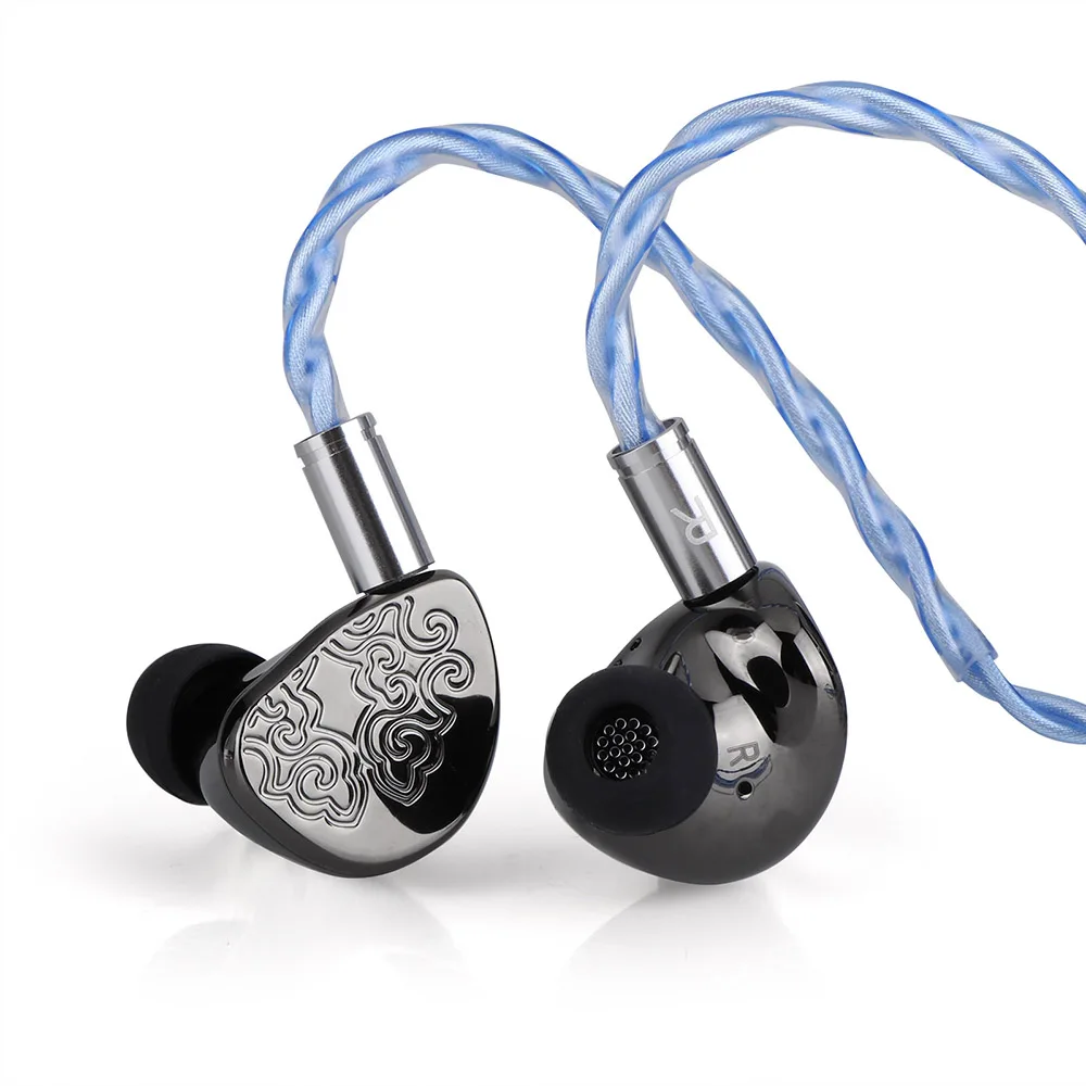 TANGZU x HBB Wu Heyday Edition Upgraded 14.5mm Planar Driver In Ear Monitor IEM Earphone with 5-Axis CNC Aluminum Shell