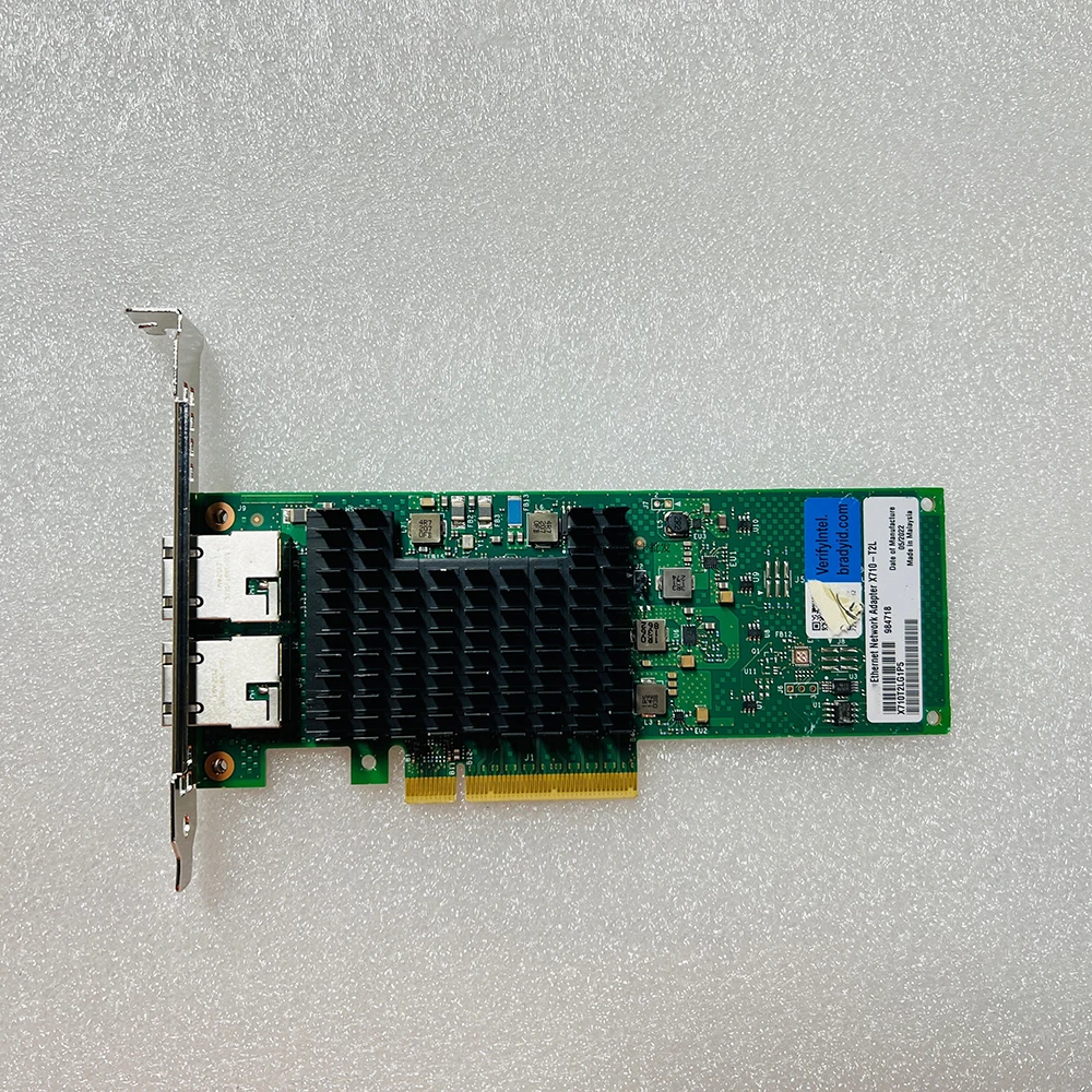 For Intel X710-T2L dual port 10 Gigabit Ethernet card 2.5G/10G X710-T2LG1P5 7 For Intel X710-T2L dual port 10 Gigabit Ethernet card 2.5G/10G X710-T2LG1P5 - Image 5