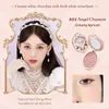 Flower Knows Strawberry Rococo Series Makeup Set Glitter Matte Eyeshadow Palette Blusher Power Velvet Lipstick Kit 5