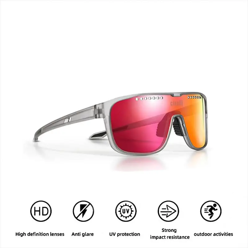 

Outdoor Riding Glasses Color Changing Film Transparent Sunglasses Unisex Windproof Polarized Cycling Eyewear Equipment