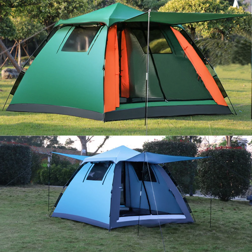 Outdoor Automatic Quick Open Tent Waterproof Camping Tent 3-4 Person Instant Setup Tent 6