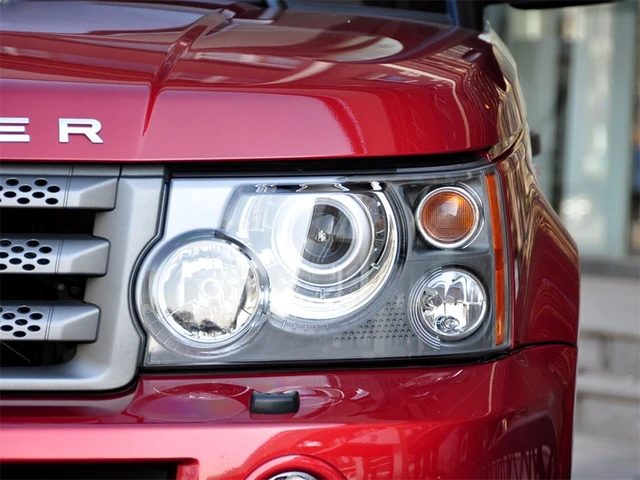 Paire De Coques Transparentes Pour Phare Land Rover Range Rover Sport 2005-2009 - Protection PC - Gauche Et Droite