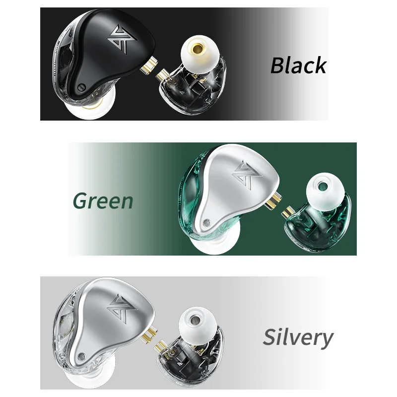 KZ AST 24BA 12 Balanced Armature Units HIFI Earphones Monitor DJ Headsets Noise Cancelling Earbuds 2PIN Cable KZ  ASX AS16 ZSX 5