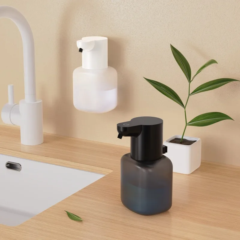 P6 เครื่องจ่ายสบู่อัตโนมัติแบบเหนี่ยวนำ เครื่องจ่ายสบู่ล้างมือแบบโฟมอัจฉริยะ เครื่องจ่ายสเปรย์แอลกอฮอล์สำหรับล้างมือ 1