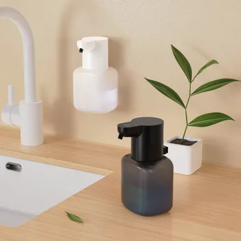 P6 เครื่องจ่ายสบู่อัตโนมัติแบบเหนี่ยวนำ เครื่องจ่ายสบู่ล้างมือแบบโฟมอัจฉริยะ เครื่องจ่ายสเปรย์แอลกอฮอล์สำหรับล้างมือ 1