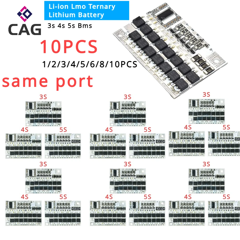 Advanced Lithium Battery Protection Circuit Board with Balance Charging, 100A Capacity