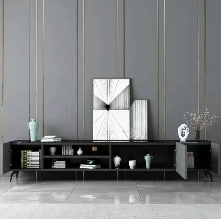 Modern Light Luxury Style TV Cabinet High Grade Floor Cabinet,Simple Living Room TV Stands