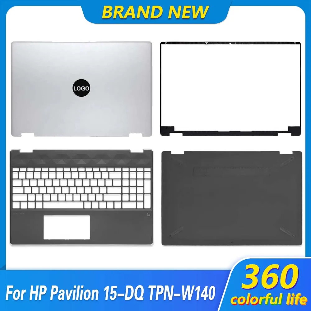 HP 파빌리온 X360 15-DQ TPN-W140 노트북 LCD 후면 케이스, 전면 베젤 상단 팜레스트 하단 케이스, L53034-0..