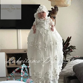 Glitter Pearl Christening Gown 1