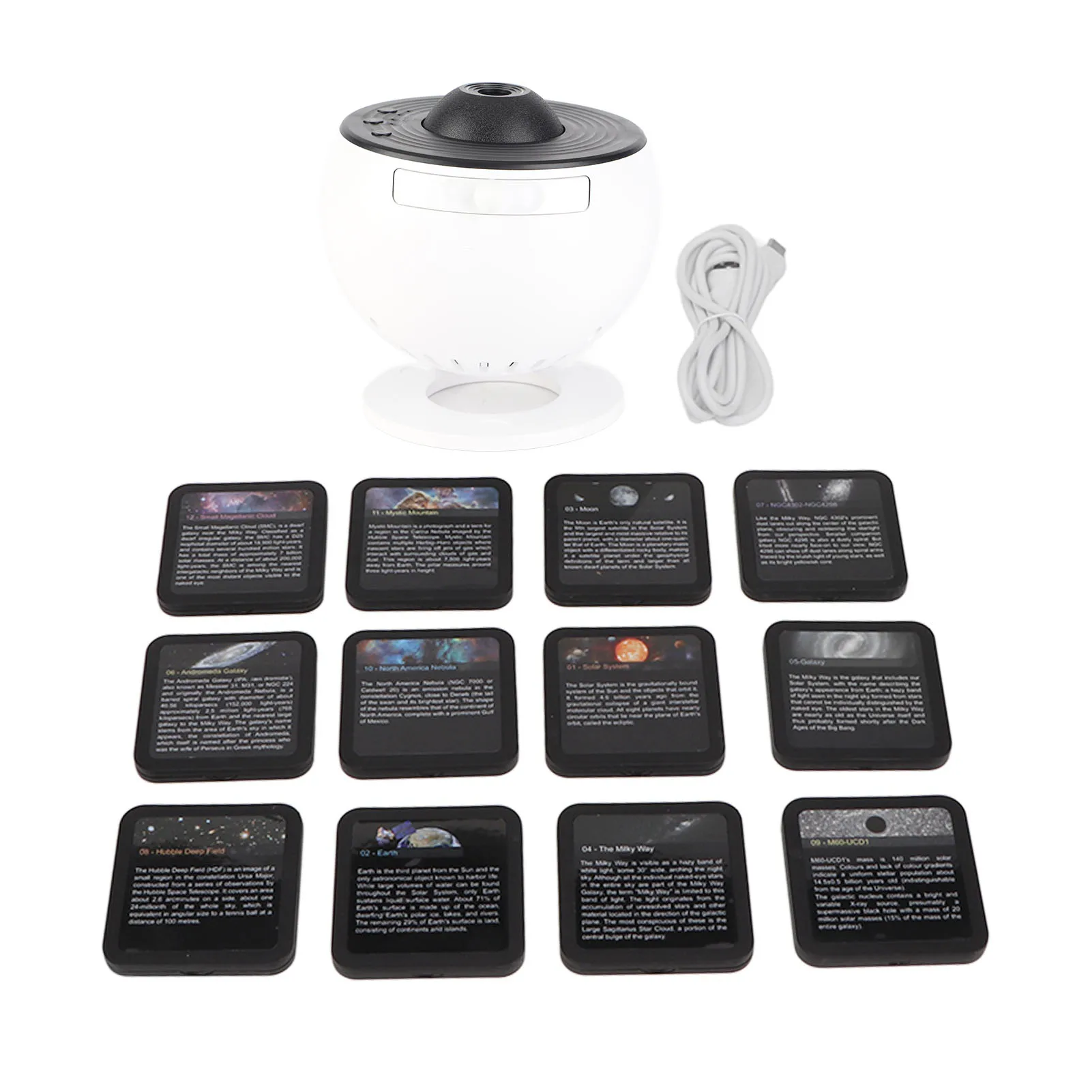 מקרן כוכבי לילה עם 12 נושאים, מתמקד באיכות HD, מקרן כוכבים רומנטית לחדר משחקים, תיאטרון ביתי וחדר שינה