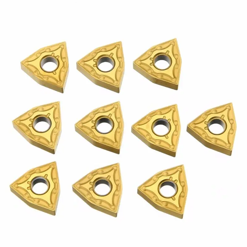 

Набор твердосплавных пластин для токарного станка, комплект оборудования для резки лезвий, WNMG0804 WNMG080404 WWLNR WWLNL, полезные промышленные инструменты, 10 шт.