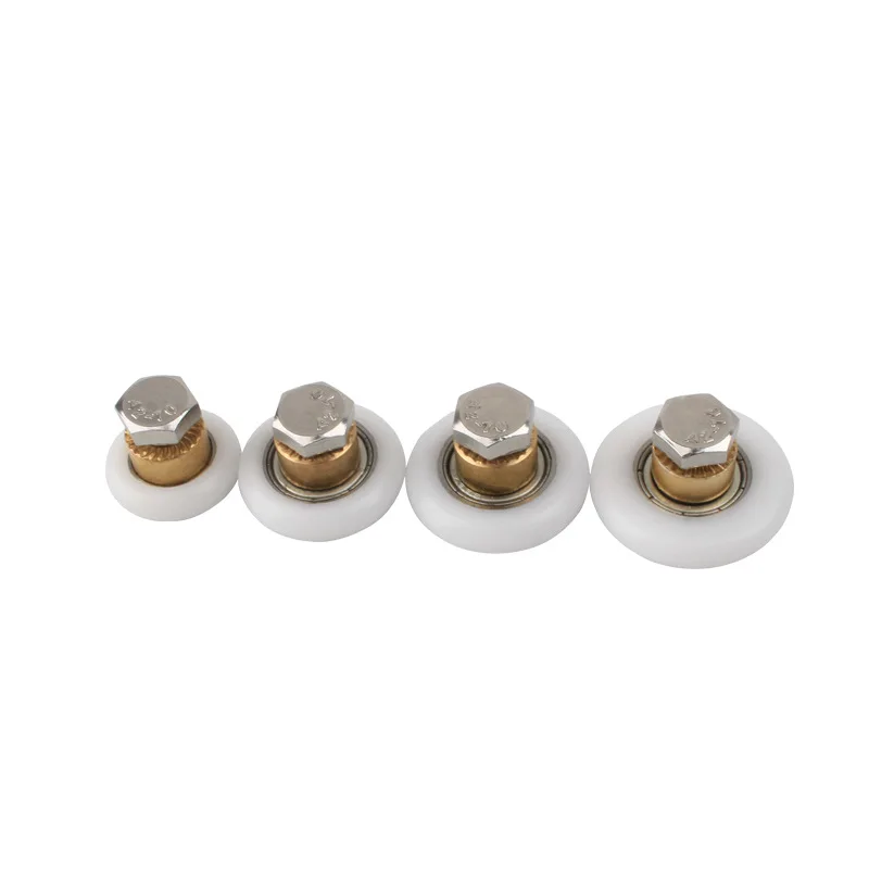 1 2 4pcs Door Roller Shower Rooms Cabins Pulley Shower Room Roller Runners Wheels Pulleys Diameter 20 23 25 27mm shower room pulley shower door rollers sliding door roller shower room rollers sliding door pulley