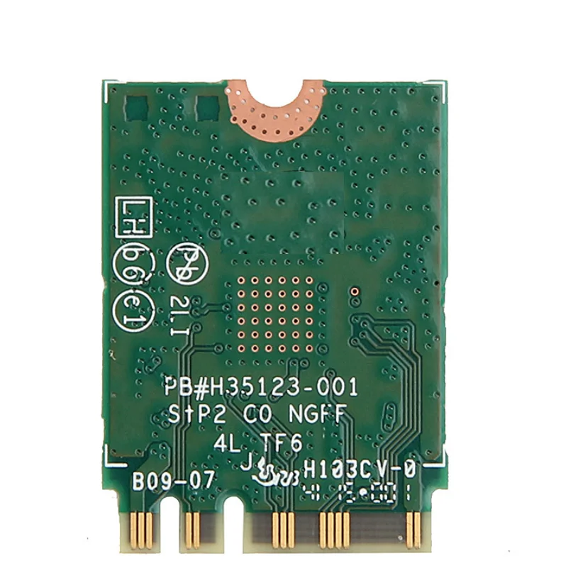 듀얼 밴드 무선 AC 인텔 3165 NGFF 802.11ac 와이파이 3165NGW M.2 WLAN 카드, 블루투스 4.0 M2, 2.4G, 5Ghz, 433Mbps