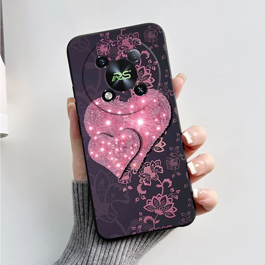 Marble Black Matte Soft TPU Silicone Full Protective Phone Case