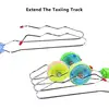 Flash Gyro Toy Trackball Toy Spinning Retro Lighting Gyro Wheels Rotate Track Yo-Yo Ball Light Up KidsToys Sensory Toys 2