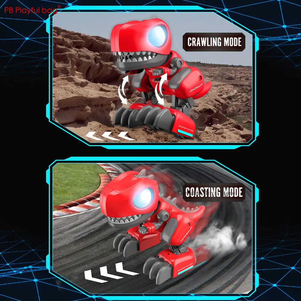 Cartoon DIY Assembling Dinosaur Tyrannosaurus Rex RC Animal Car 2024 Electric Toy Gift for Kids AC213 4