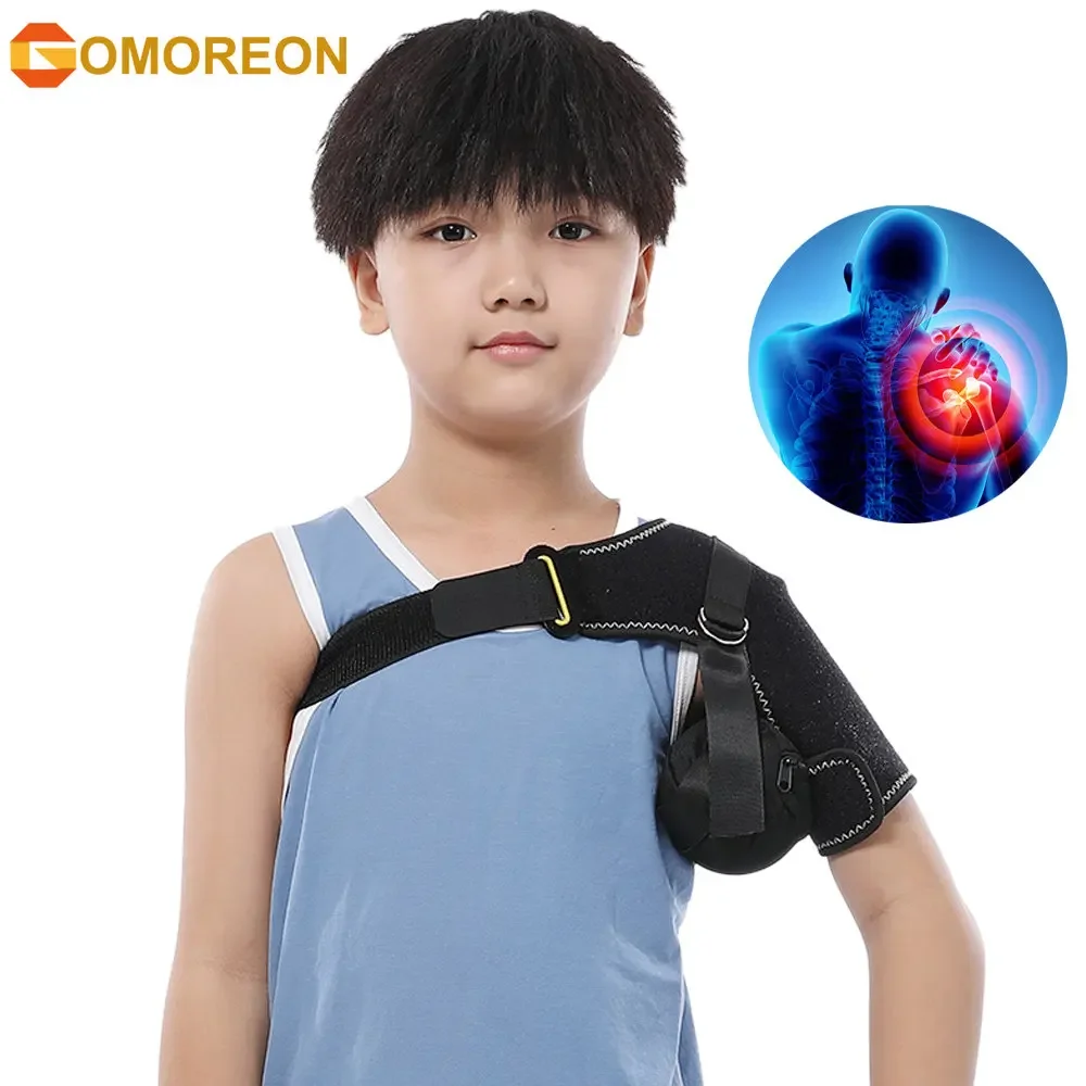 

1Pcs Shoulder Brace for 4-12 years Kids Rotator Cuff - for Bursitis, Dislocated AC Joint, Labrum Tear, Tendonitis