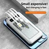15W Fast Charging 20000mAh Power Bank Built Cables Usb Ports Charger Powerbank Emergency Power Supply for Iphone with Led Light 2
