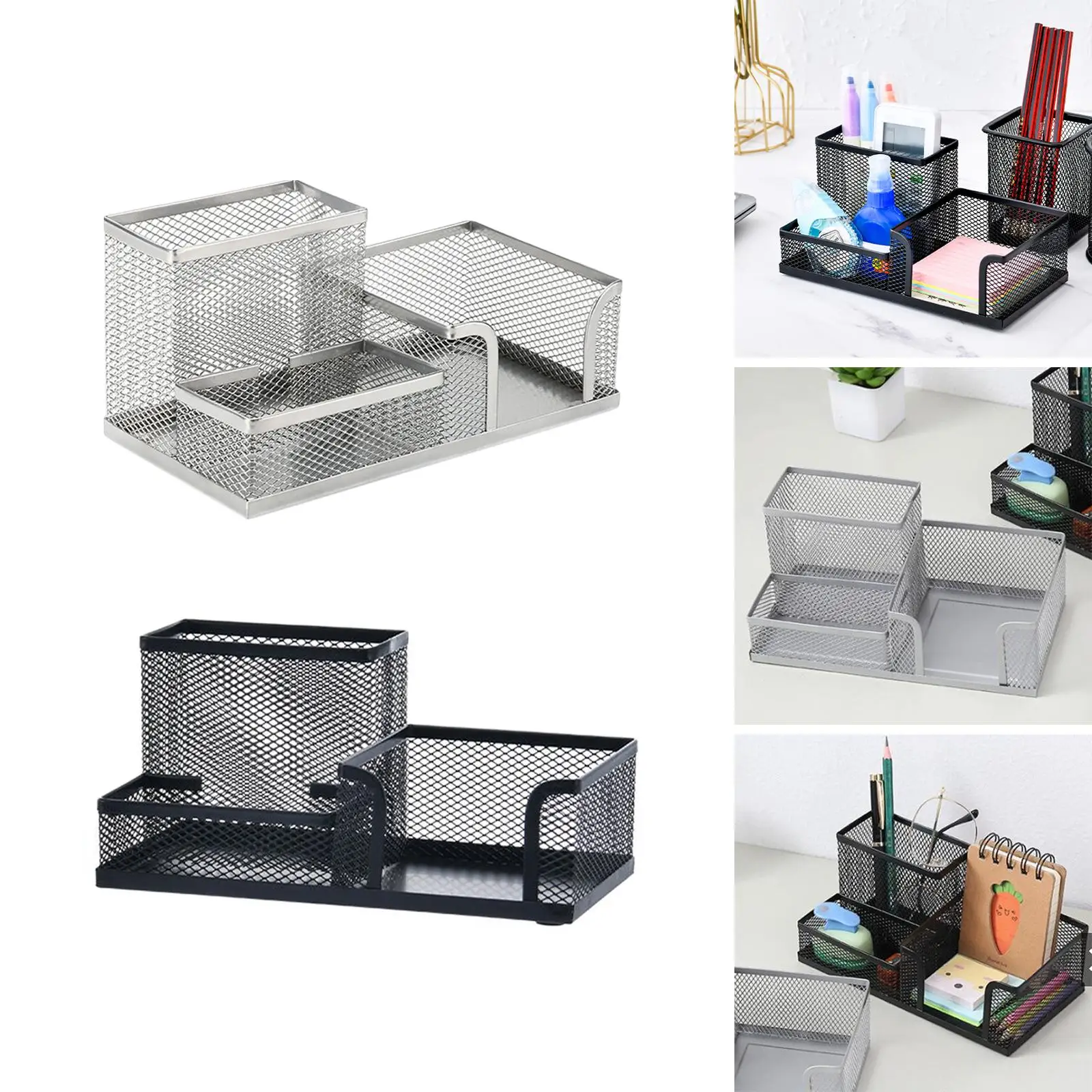 Pen Holder Desk Organizer Pen Cup Decor Supplies for Desktop Home Stationery