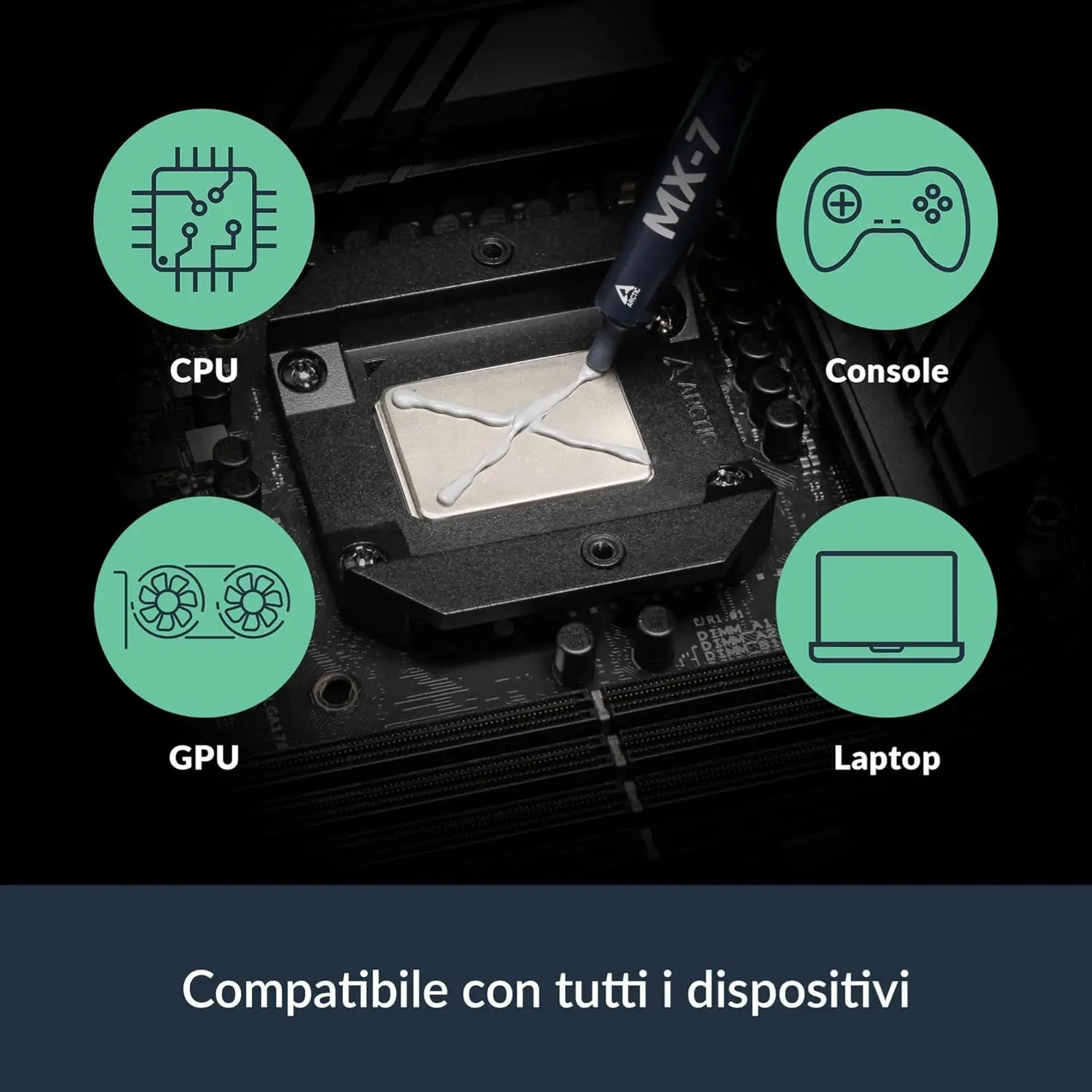ARCTIC MX-7-Ultimate Performance Thermal Paste for CPUs Laptops Graphics Cards - High Thermal Conductivity Long-lasting 6